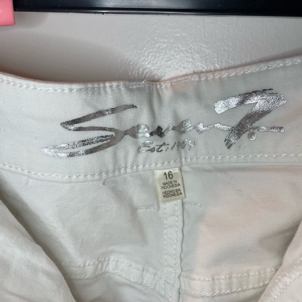 Seven 7 White Jeans